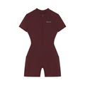 Quarter-Zip Romper