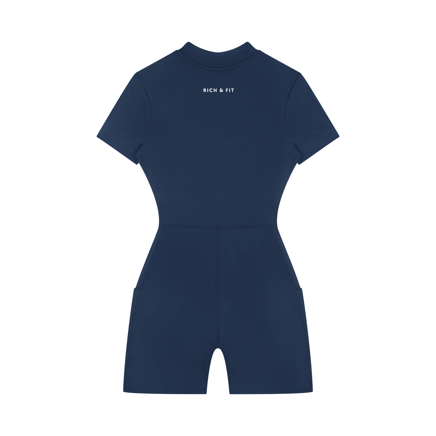Quarter-Zip Romper