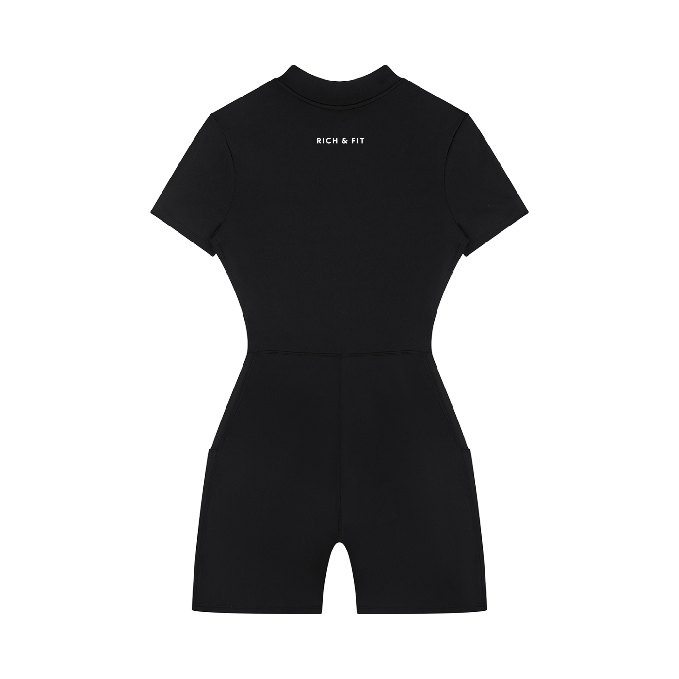 Quarter-Zip Romper